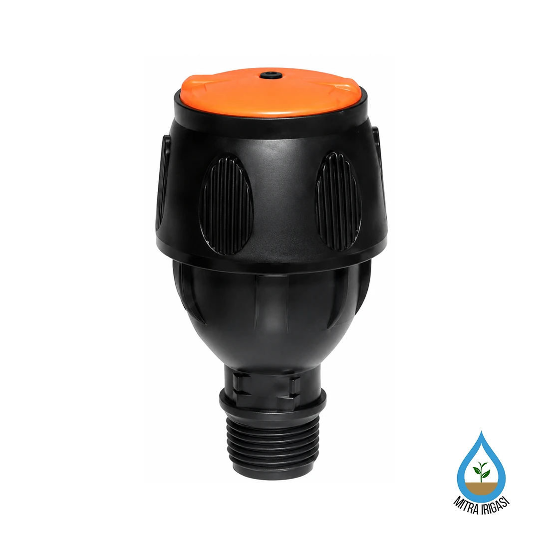 Rotary sprinkler male ½" , R=6,0-8,0m max.650 LPH