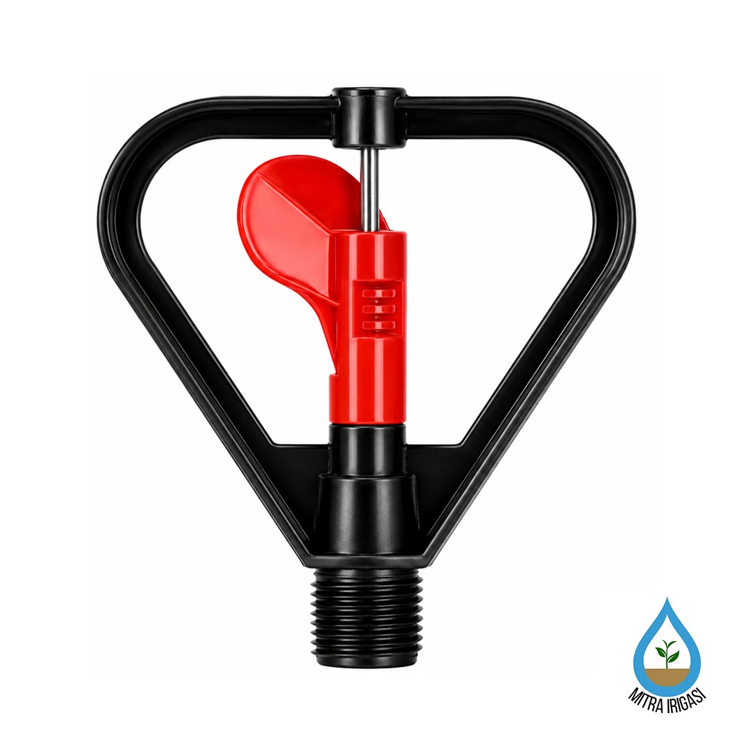 Butterfly sprinkler male ½" , R=2,0-4,0m max.1000LPH