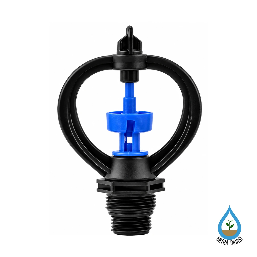 Sprinkler male ½", R=4,0-5,0m max. 800 LPH